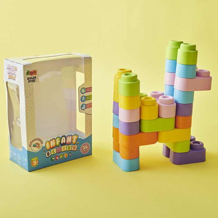 Infant soft and squeezable blocks 36